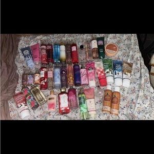 Bath and body works all different kinds.